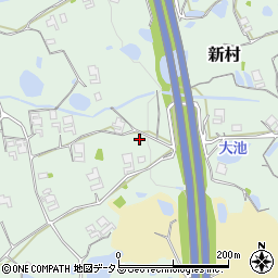 兵庫県淡路市新村周辺の地図