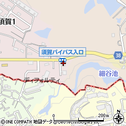 天寿園須賀周辺の地図