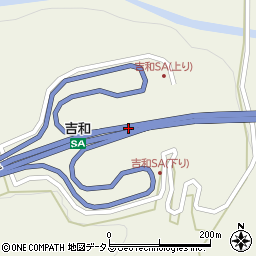 吉和ＳＡ周辺の地図