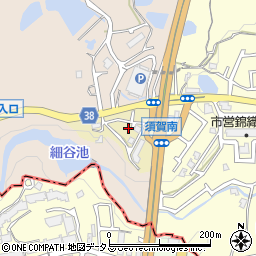 大阪府富田林市須賀周辺の地図