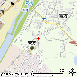 大阪府富田林市彼方91周辺の地図