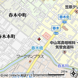 大阪府岸和田市春木若松町2周辺の地図