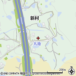 兵庫県淡路市新村493-1周辺の地図