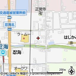 奈良県葛城市南新町周辺の地図