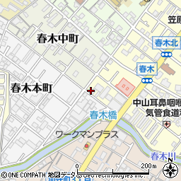 大阪府岸和田市春木若松町2-11周辺の地図