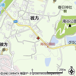 大阪府富田林市彼方159-1周辺の地図