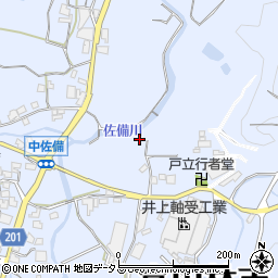 大阪府富田林市佐備周辺の地図