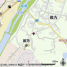 大阪府富田林市彼方93周辺の地図