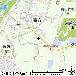 大阪府富田林市彼方161周辺の地図
