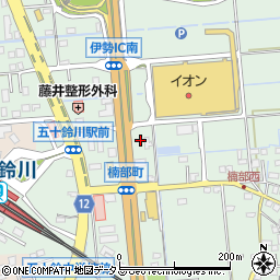 三重県伊勢市楠部町乙-125周辺の地図