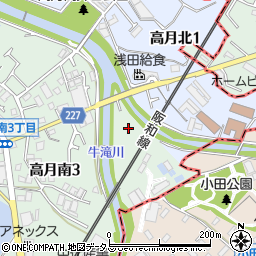 三角公園周辺の地図