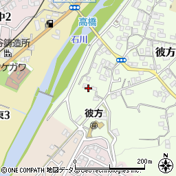 大阪府富田林市彼方102周辺の地図