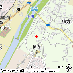 大阪府富田林市彼方100周辺の地図