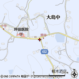 岡山県笠岡市大島中周辺の地図