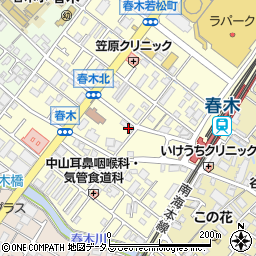 財団法人岸和田農友協会周辺の地図