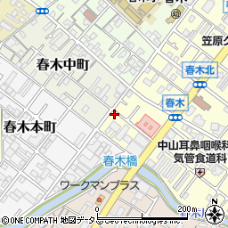 大阪府岸和田市春木若松町2-17周辺の地図