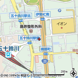 三重県伊勢市楠部町乙-127周辺の地図