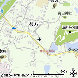 大阪府富田林市彼方157周辺の地図