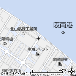 岸和田製鋼周辺の地図
