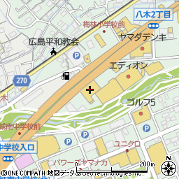 ＢＯＯＫＯＦＦ中古劇場５４広島八木店周辺の地図