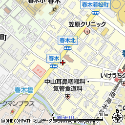 大阪府岸和田市春木若松町8-22周辺の地図