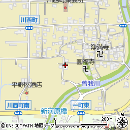 奈良県橿原市川西町449周辺の地図