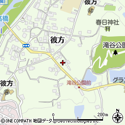 大阪府富田林市彼方156-2周辺の地図