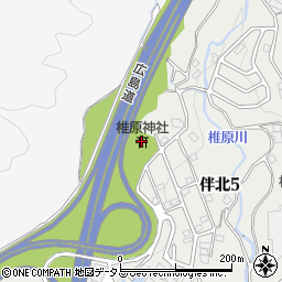 椎原神社周辺の地図