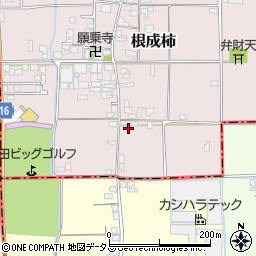 奈良県大和高田市根成柿28-2周辺の地図