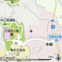 奈良県明日香村（高市郡）小原周辺の地図