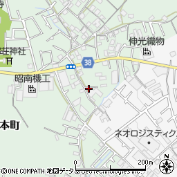 大阪府和泉市東阪本町371周辺の地図