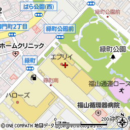 セリアｃｏｃｏｒｏｓｅ福山店周辺の地図
