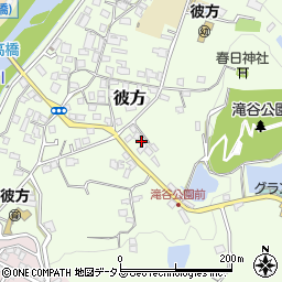 大阪府富田林市彼方156周辺の地図
