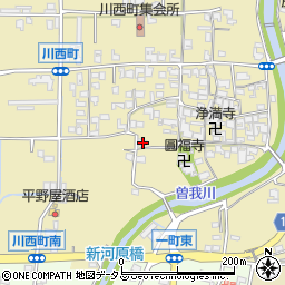 奈良県橿原市川西町436周辺の地図