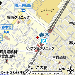 大阪府岸和田市春木若松町15-27周辺の地図