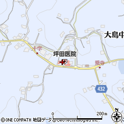 坪田医院周辺の地図