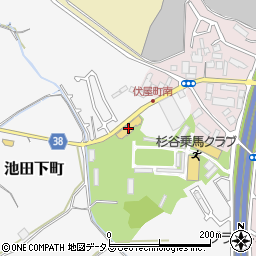 杉谷乗馬クラブ周辺の地図