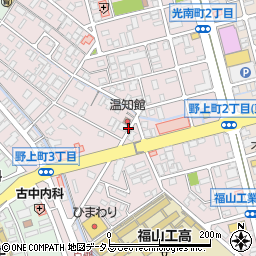 広島県福山市野上町周辺の地図