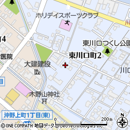 延明アパートＡ棟周辺の地図