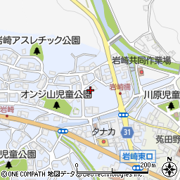 奈良県宇陀市菟田野岩崎596周辺の地図