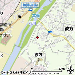 大阪府富田林市彼方105-1周辺の地図
