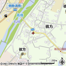 大阪府富田林市彼方130-2周辺の地図