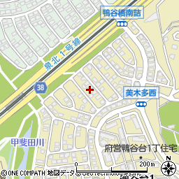 大阪府堺市南区鴨谷台1丁37周辺の地図