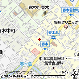 大阪府岸和田市春木若松町9周辺の地図