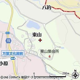 奈良県高市郡明日香村東山周辺の地図