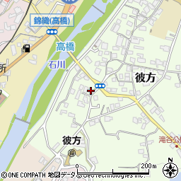 大阪府富田林市彼方119周辺の地図