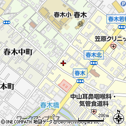 大阪府岸和田市春木若松町9-8周辺の地図