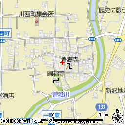 奈良県橿原市川西町383周辺の地図