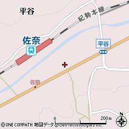 三重県多気郡多気町平谷350周辺の地図