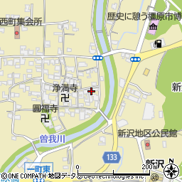 奈良県橿原市川西町392周辺の地図